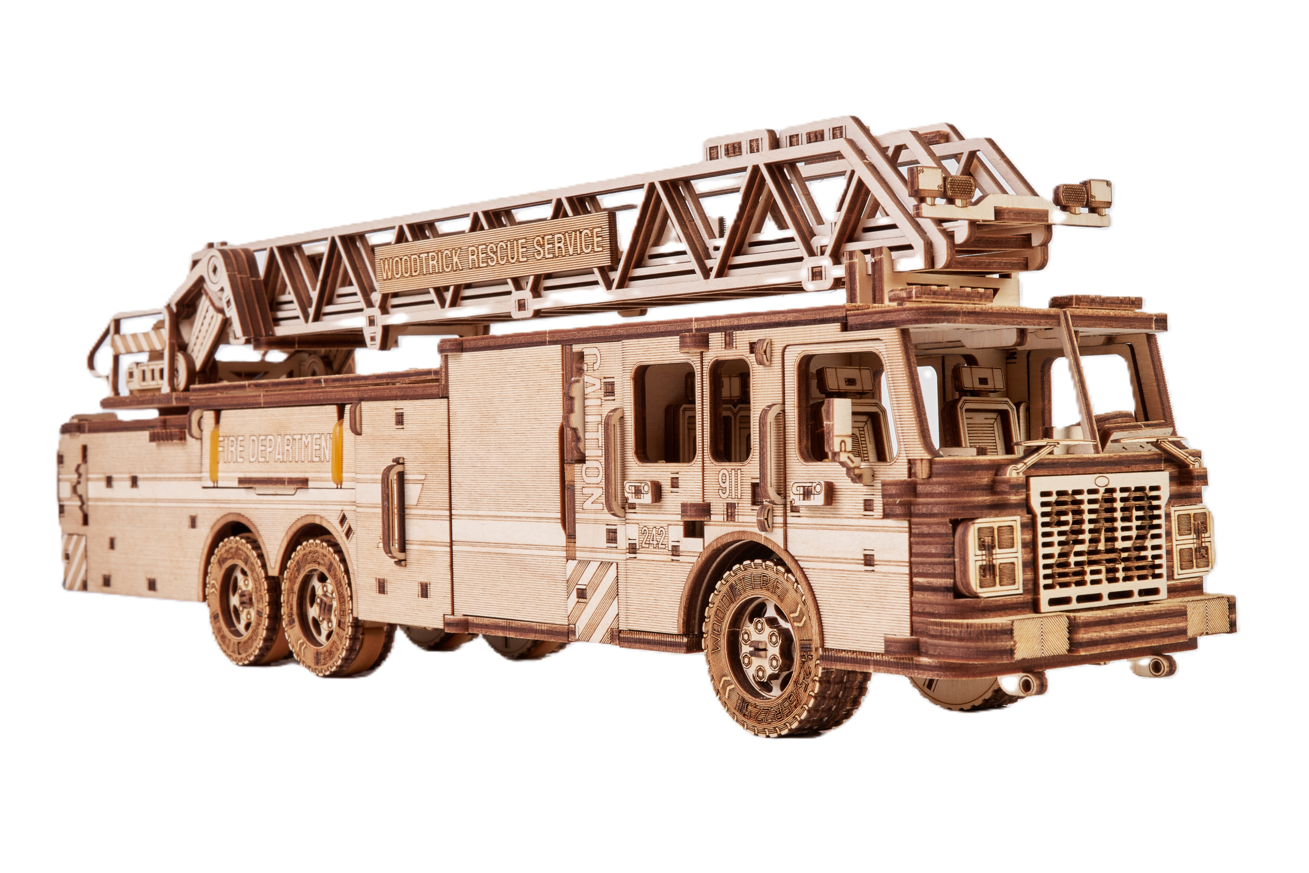 Tuletõrjeauto 3D Pusle